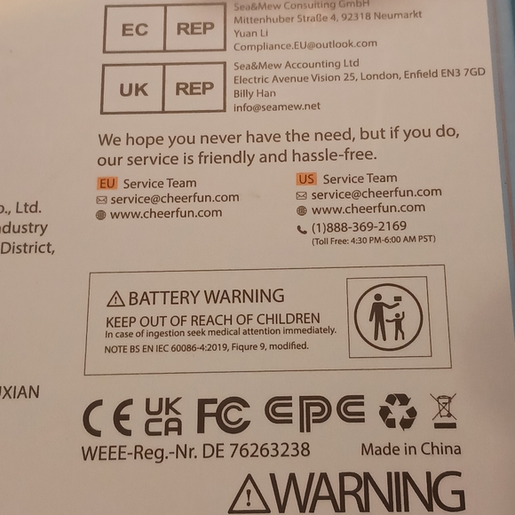 NWT! CHEERFUN 8.5" Kids Tablet - Picture 7 of 14